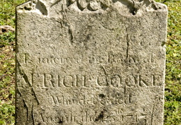 COOKE Mr Richard 1717 aged 33 or 55 years